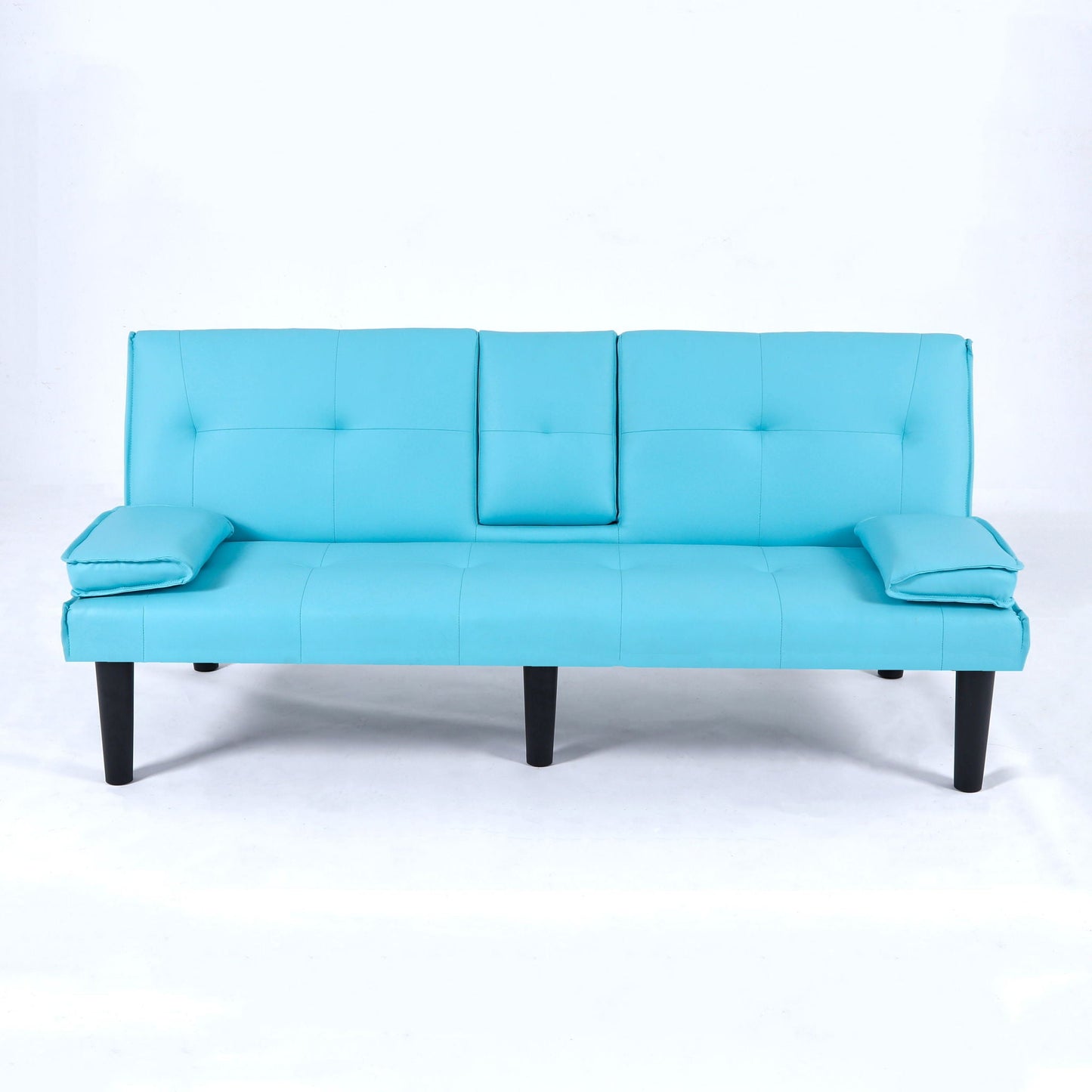 Sofa Bed With Foldable Design And Cup Holder