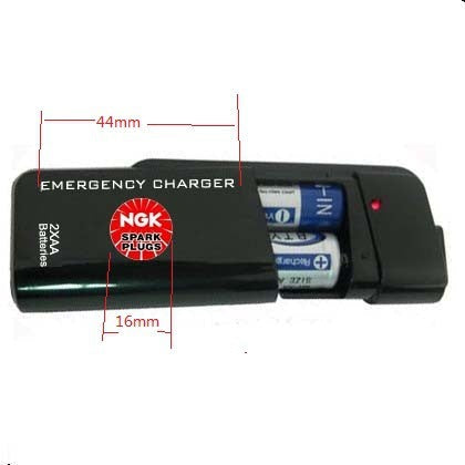No 5 Two Dry Batteries Emergency Charging Case