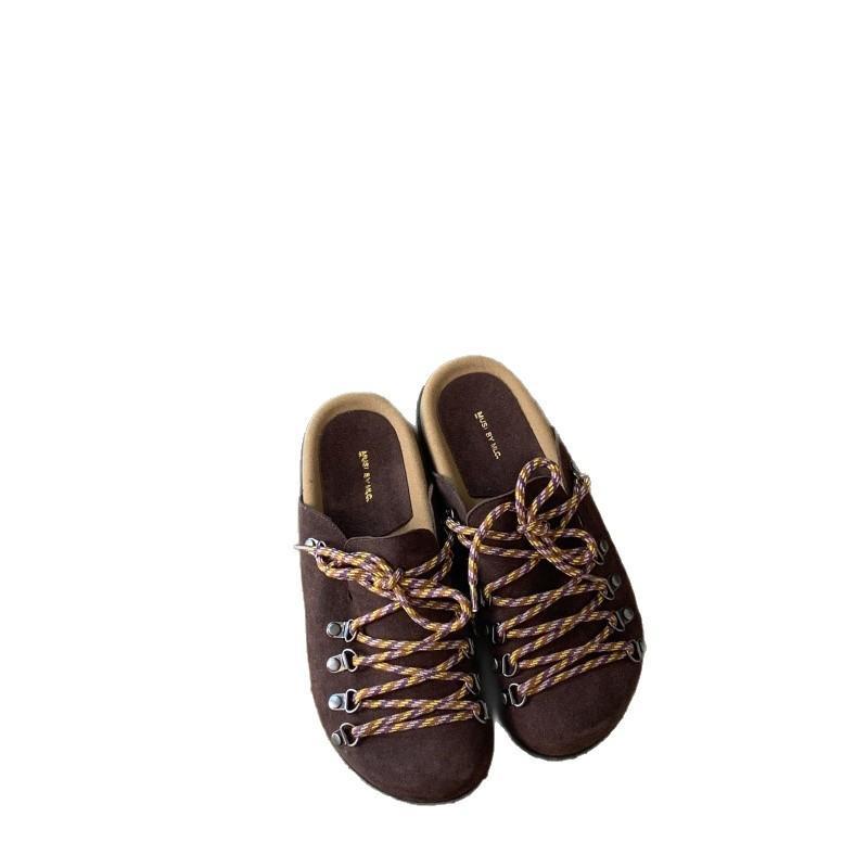 Strap Slip-on Closed-toe Mules