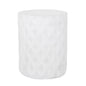 Outdoor Lightweight Concrete Side Table - Antique White