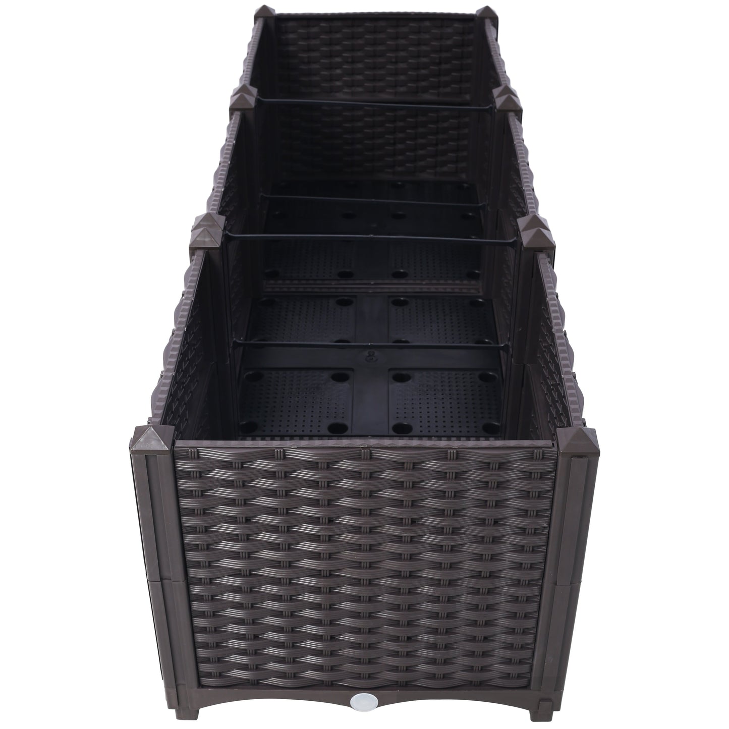 Deep Raised Garden Bed Plastic Planter Boxes