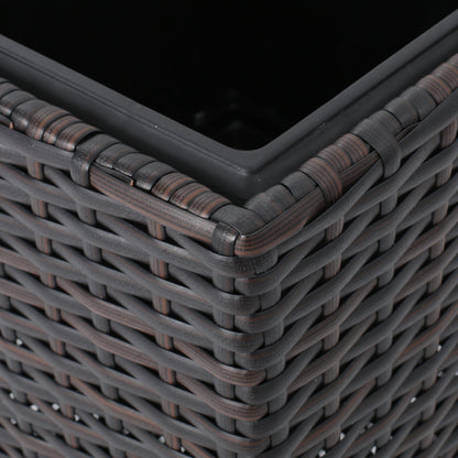 Rattan Flower Pot - Brown