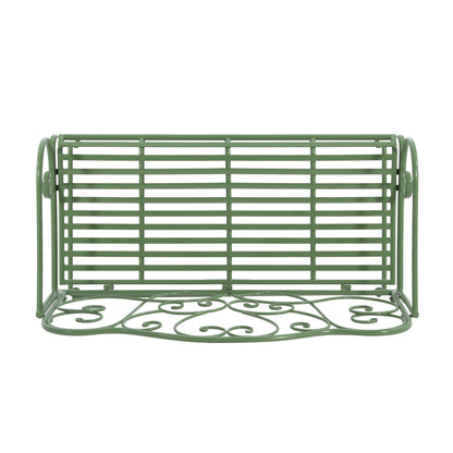 Sunnydaze Outdoor Garden Bench - Green