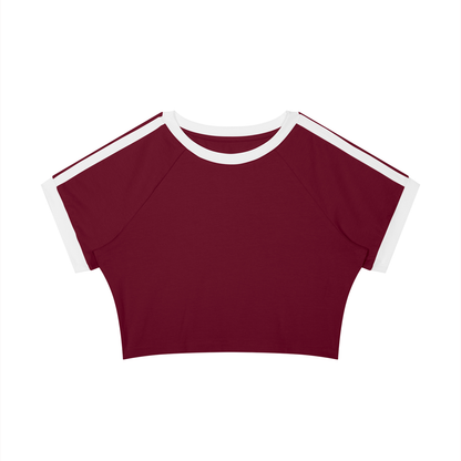 Loki & Ivy Women’s Raglan Crop T-Shirt