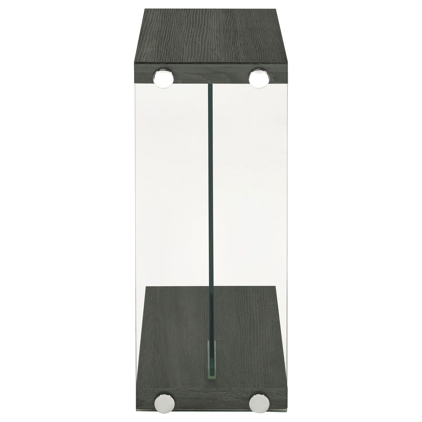 Sampson - C Shaped Side Table - Gray