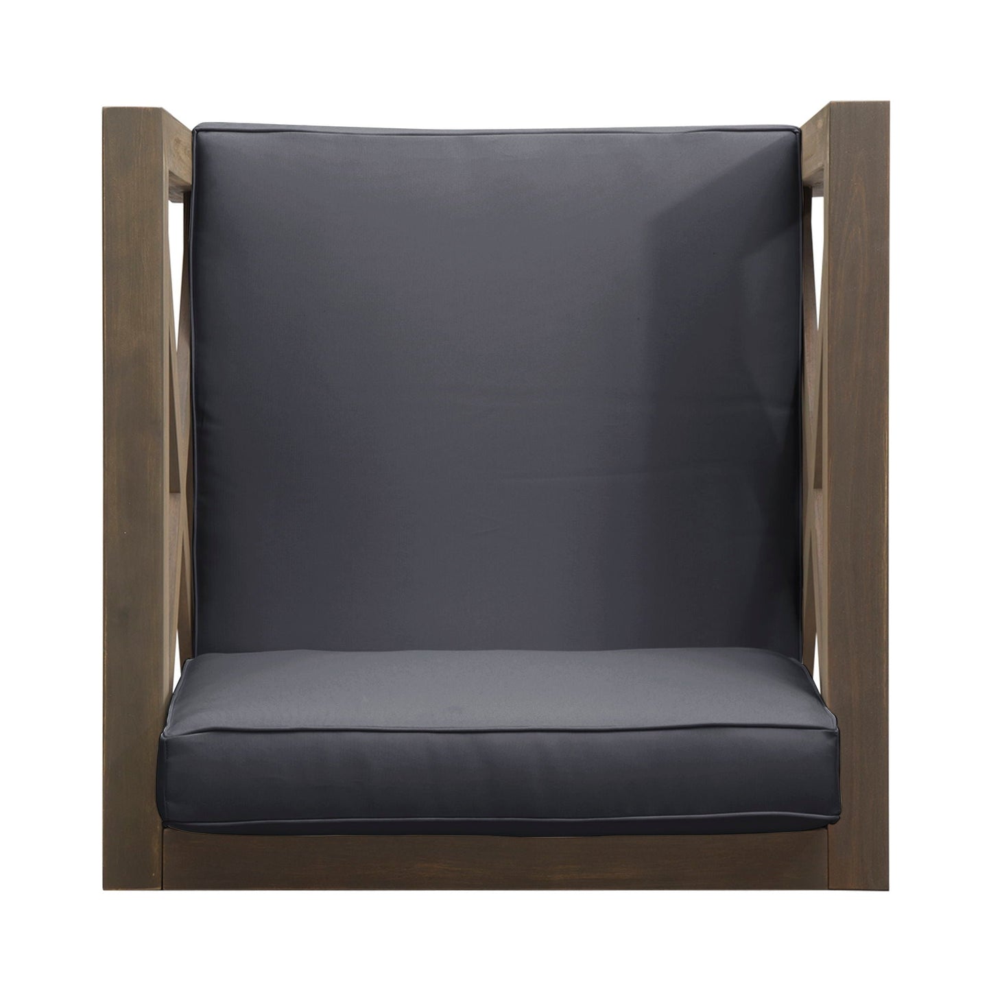 Brava Mid-Century Modern Club Chair with Water Resistant Cushions