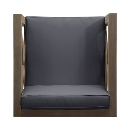 Brava Mid-Century Modern Club Chair with Water Resistant Cushions