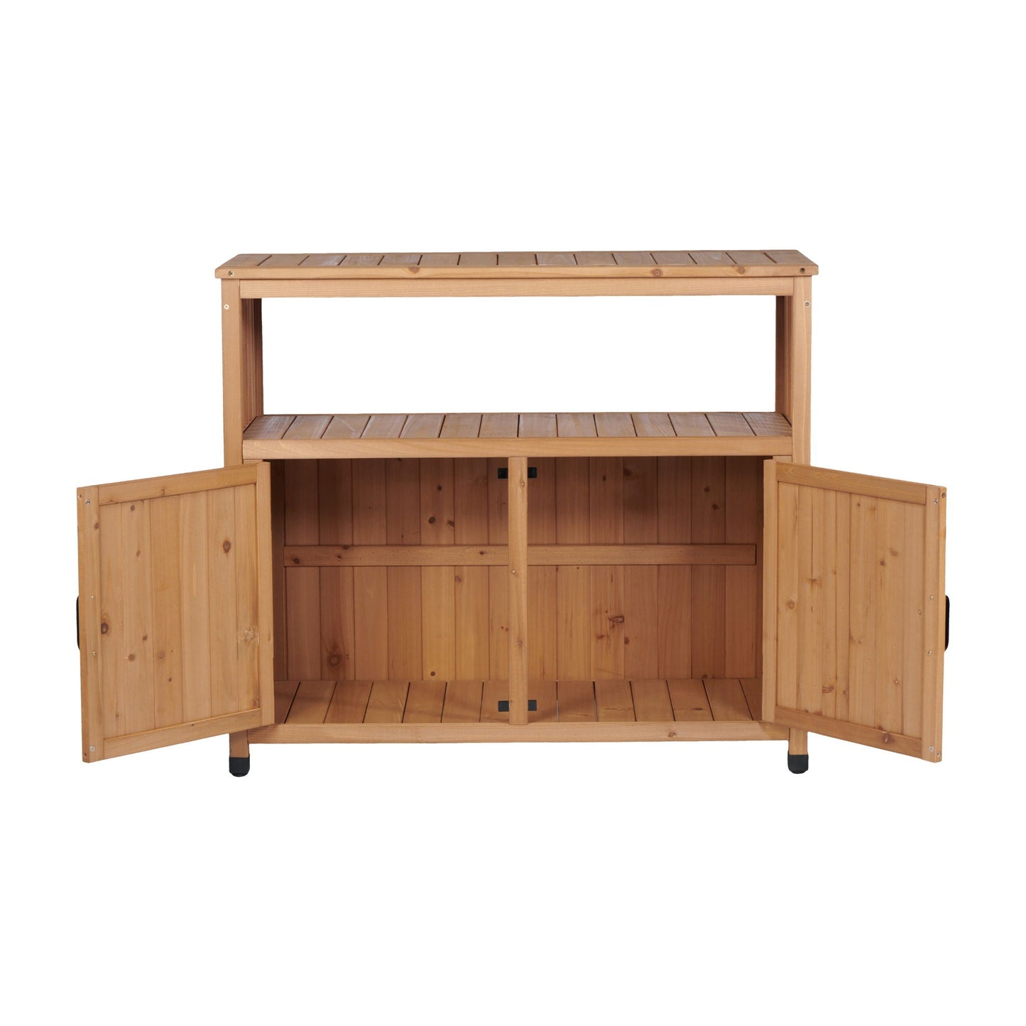 Patio Bar Table Set With Storage