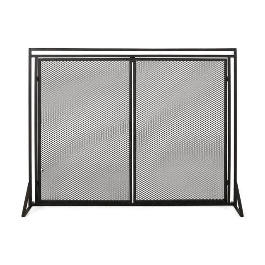 Samantha Iron Fireplace Screen 2 Door Design