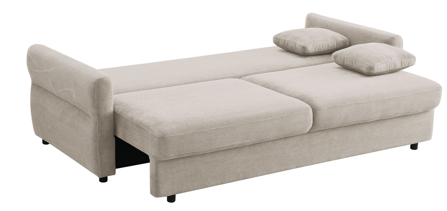 Haran Fabric Pull-Out Sleeper with Storage