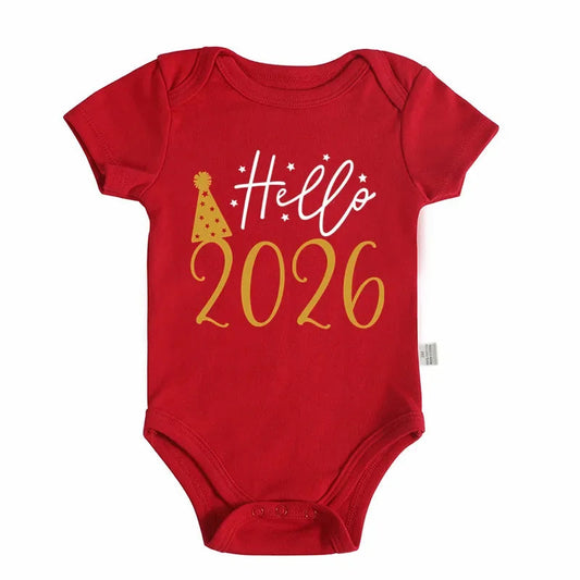Baby Cotton Jumpsuit New Year Christmas Clothing