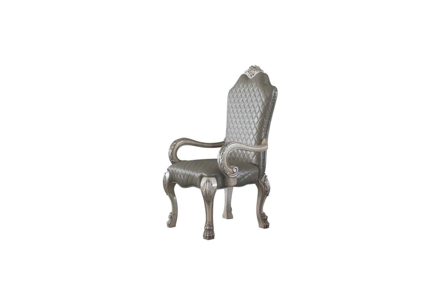 Dresden Synthetic Leather & Vintage Bone Dining Chair