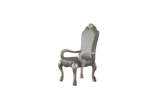 Dresden Synthetic Leather & Vintage Bone Dining Chair