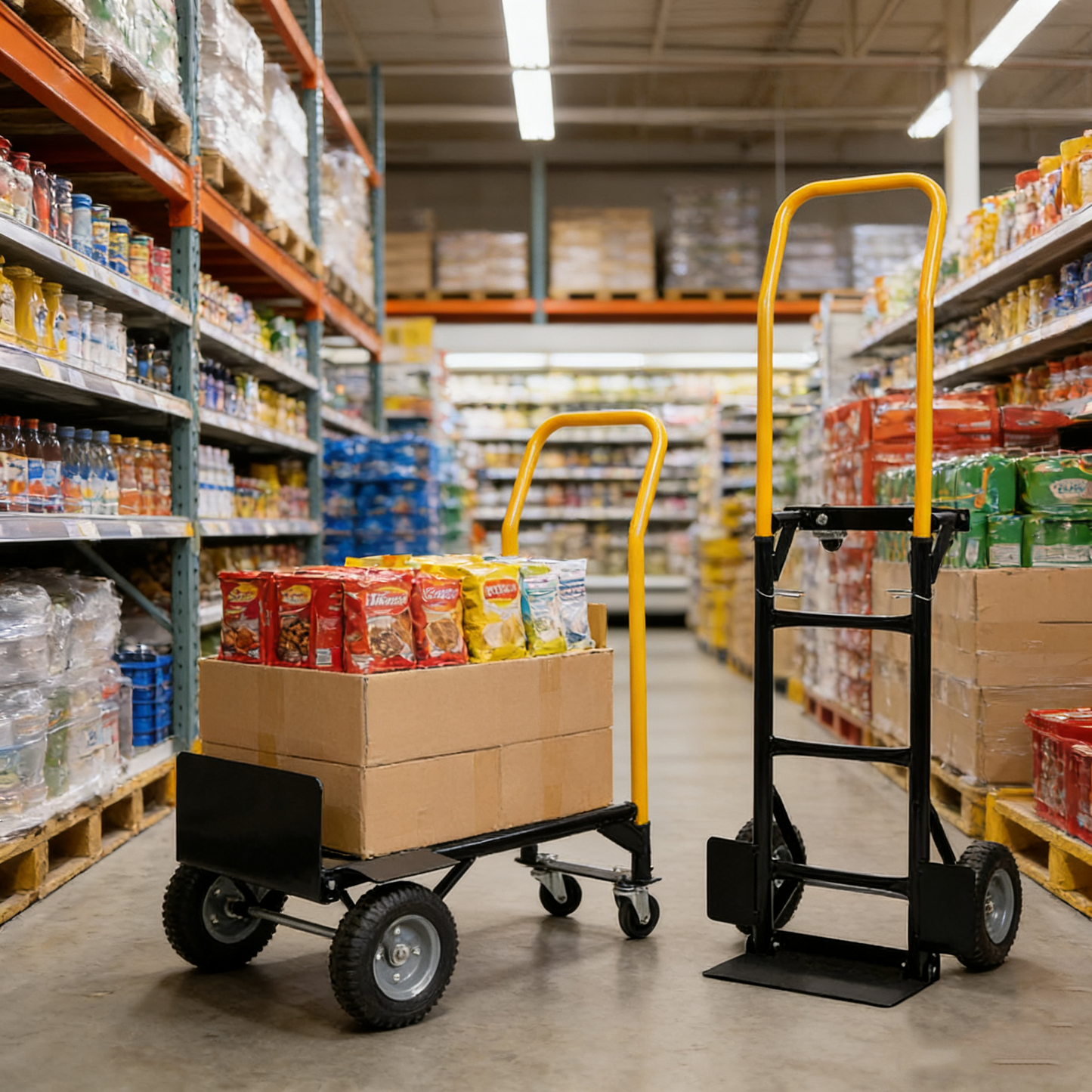 Heavy Duty Dual Purpose Hand Truck Dolly Cart