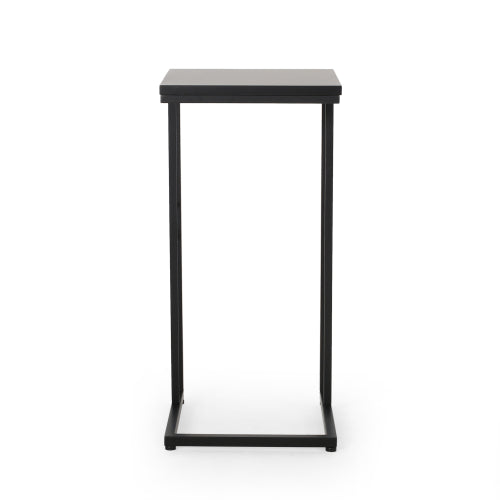 Essex Set of 2 Modern Black Metal End Tables