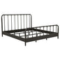 Rocco All Wood Water Pipe Open Frame Eastern King Bed Dark Bronze