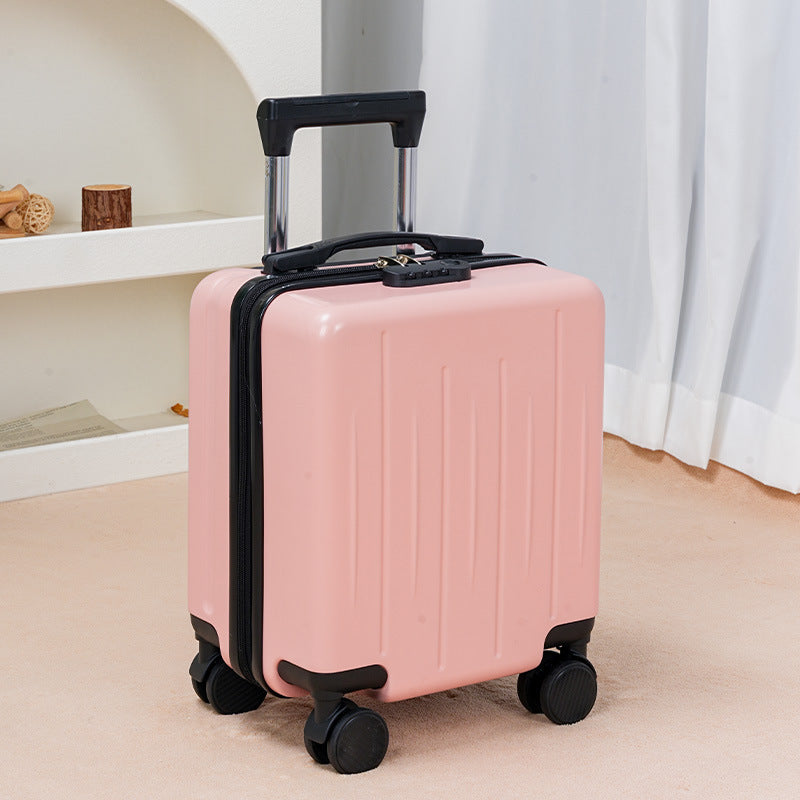 Board-Ready Mini Rolling Travel Suitcase