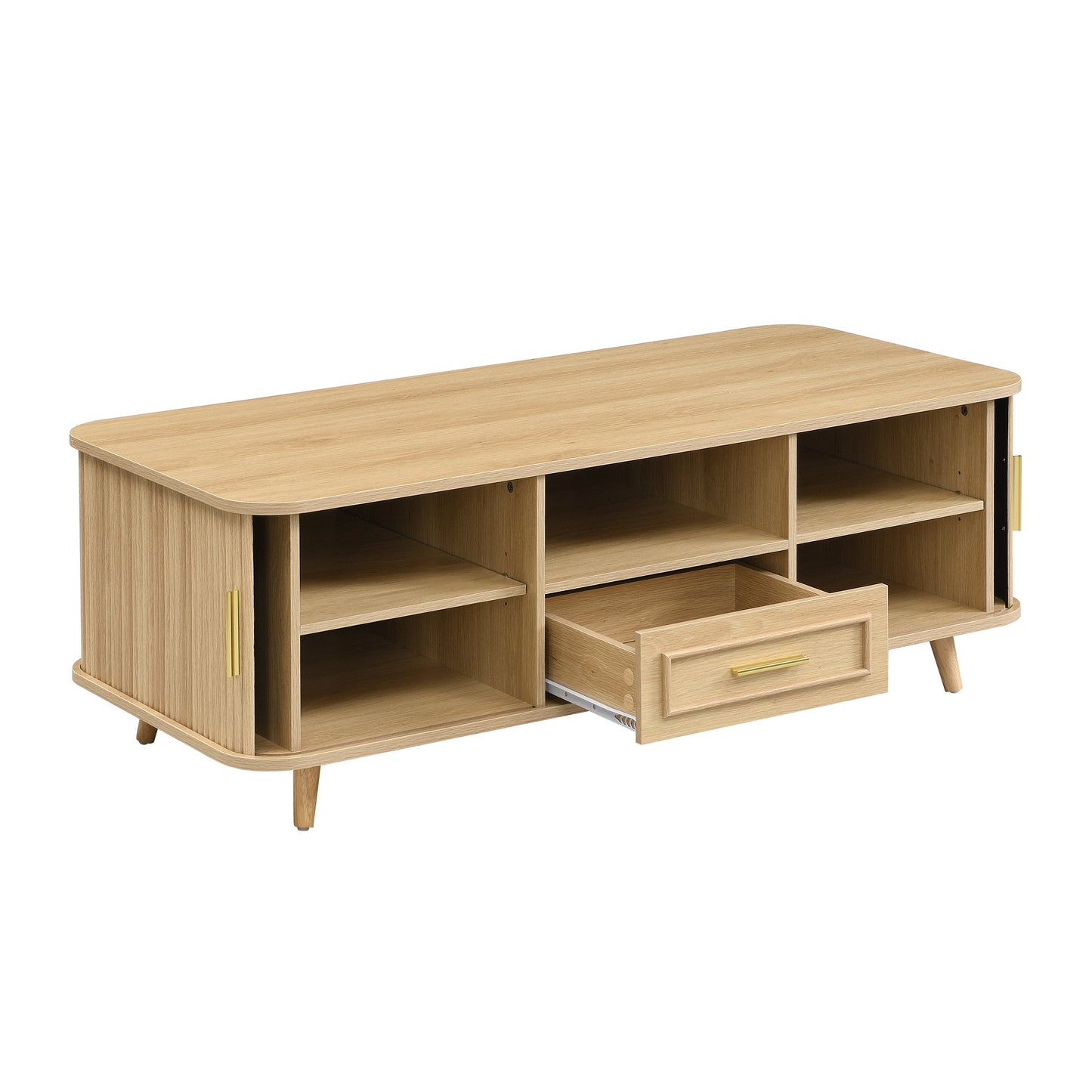 Mid-Century Modern Coffee Table with Storage