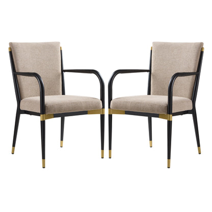 Modern Dining Arm Chair - Set of 2