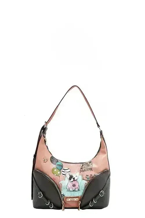 Nicole Lee Eco-Leather Shoulder Bag - 2 Pockets | Femstylo