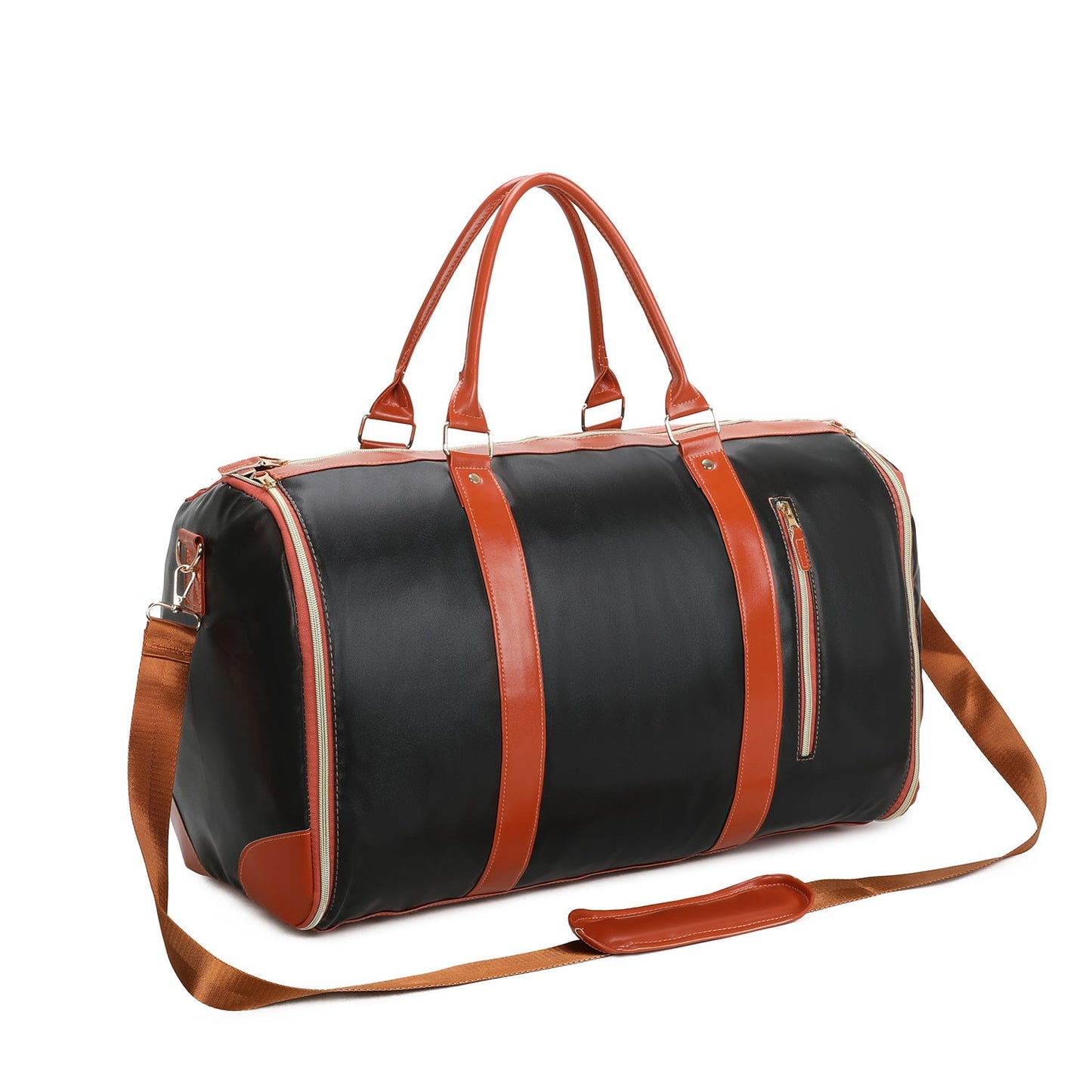 Travel Bag Clothing Storage BagPU Travel Gym Bag Foldable