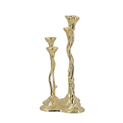 5-Light Cast Aluminum Taper Candle Holder