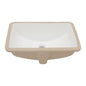 Modern Ceramic Undermount Bathroom Sink With Overflow, High Quality