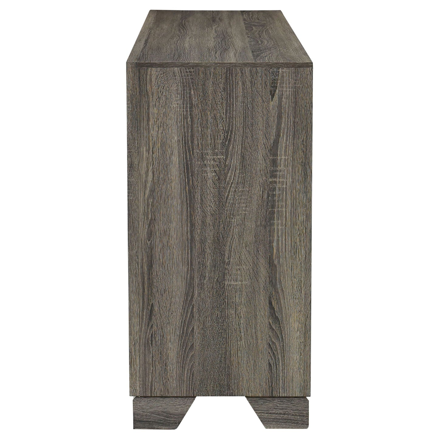 Funston - 6 Drawer Dresser Cabinet - Brown Oak
