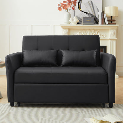 Convertible Sleeper Sofa Bed With 3 USB Ports