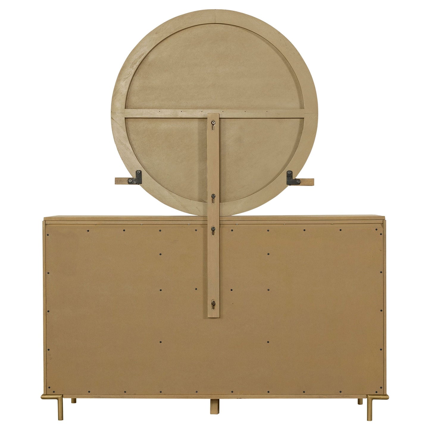 Arini 8-drawer Dresser with Mirror Sand Wash