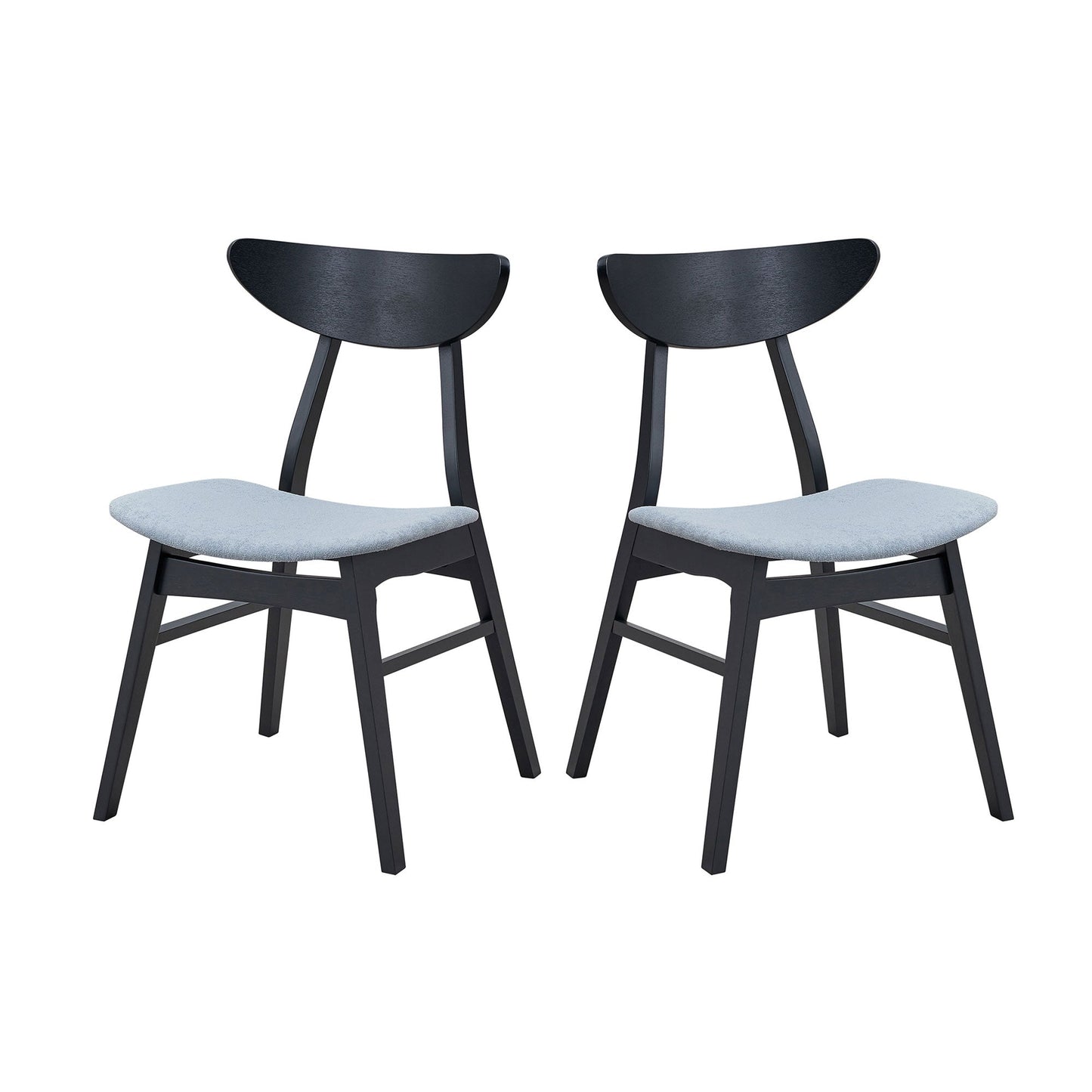 Modern Dining Table Set of 7: 1 Table + 6 Chairs