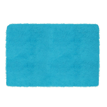Fluffy Bedroom Rug 4Õ x 2.6Õ Anti-Skid Shaggy Area Rug Decorative Floor Carpet Mat for Nursery Bedroom Living Room