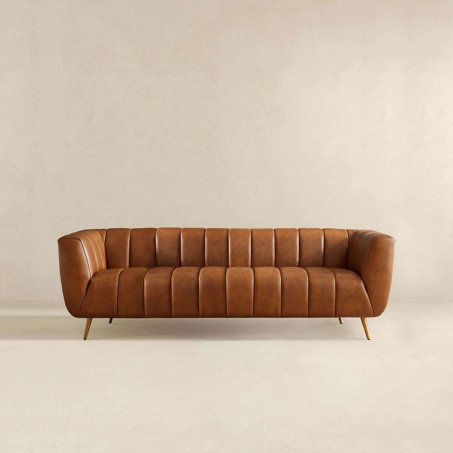 Ava - Sofa - Gold / Tan