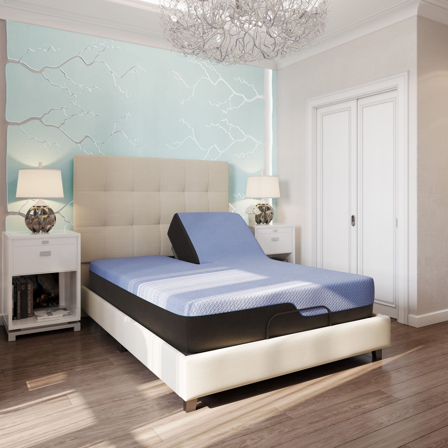 12" Refresh Flex Head Hybrid Cooling GelCare Memory Foam And Coil Mattress
