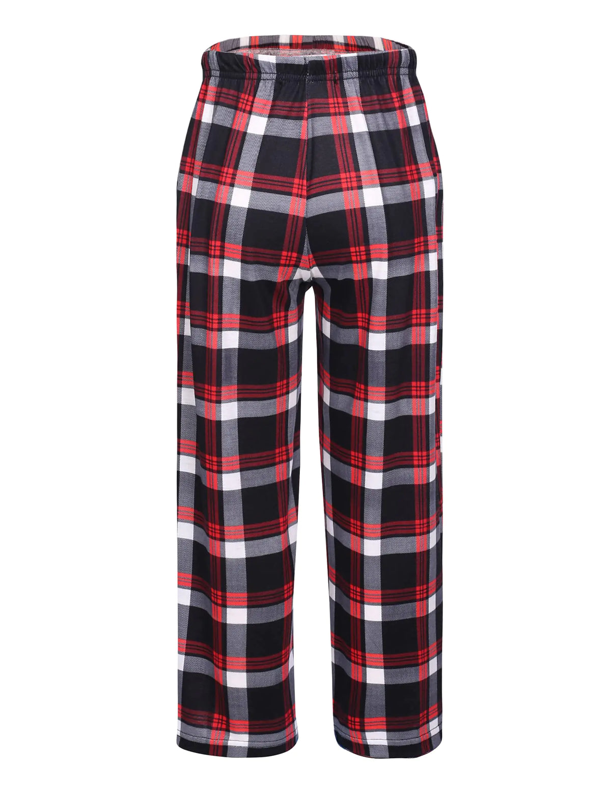 Ekouaer Boys Pajama Pants Long Sleep Pants Soft Elastic Waist Pajama Bottoms Plaid Lounge Pants with 2 Pockets 4-14 Years A-yarn Dyed Lattice2 4-5T - # BOAA11710001