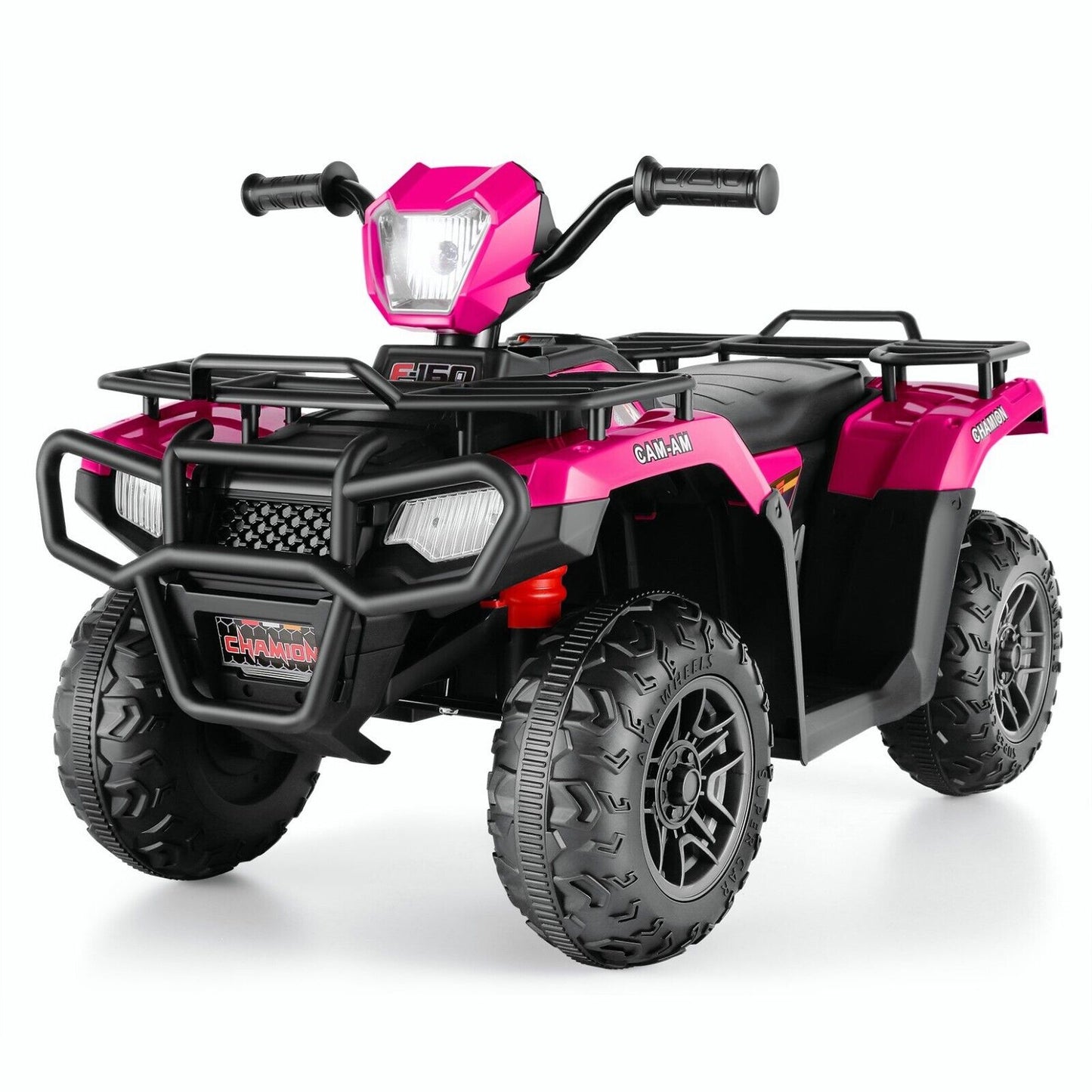 Electric 4-Wheeler Quad for Kids - 12V Battery Powered Ride-On Car in 6 Color Options