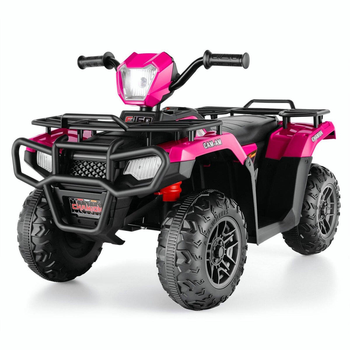 Electric 4-Wheeler Quad for Kids - 12V Battery Powered Ride-On Car in 6 Color Options
