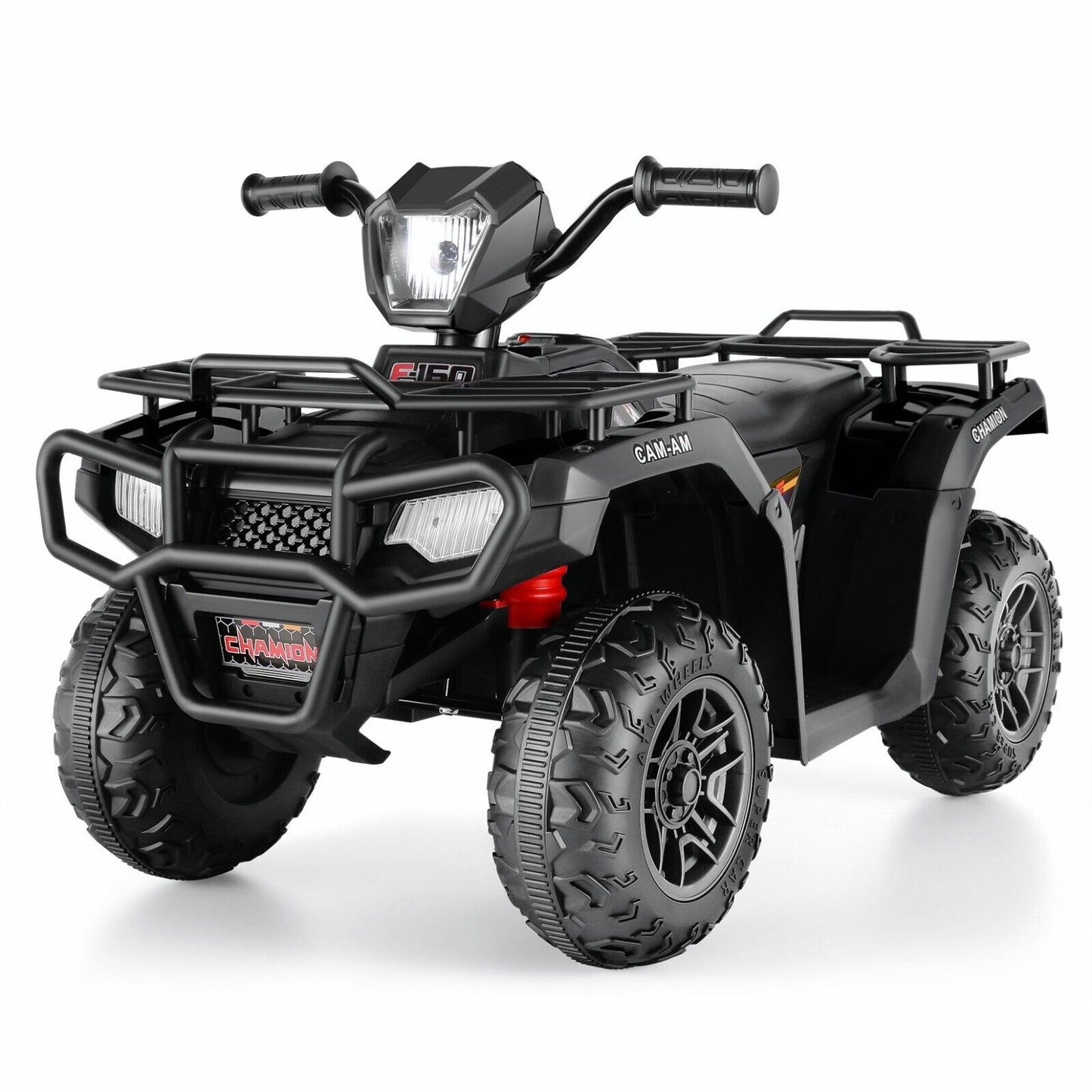 Electric 4-Wheeler Quad for Kids - 12V Battery Powered Ride-On Car in 6 Color Options