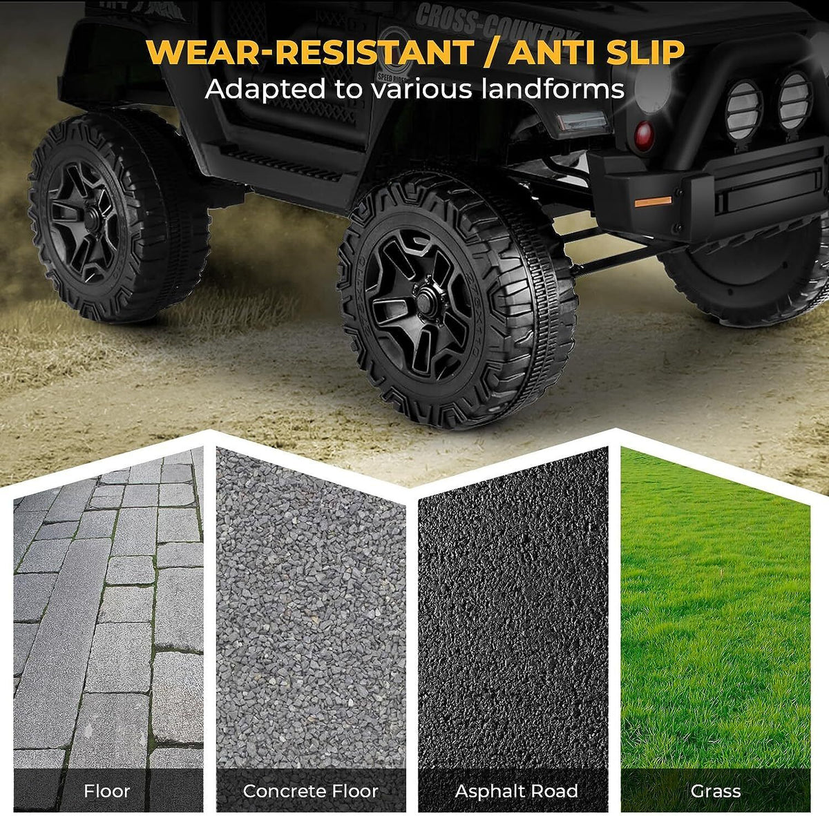 Electric 12V Battery-Powered Kids Ride-On Car with MP3 and Remote Control - Perfect Gift Toy