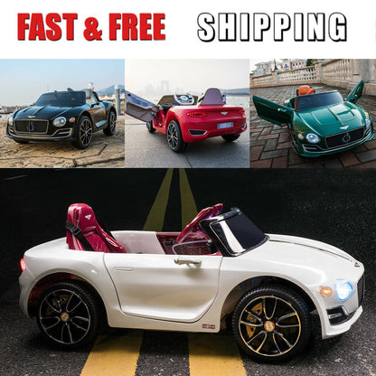 Electric 12V Kids Ride On Car with 2.4G Remote Control - Bentley Style GT Coupe EXP12