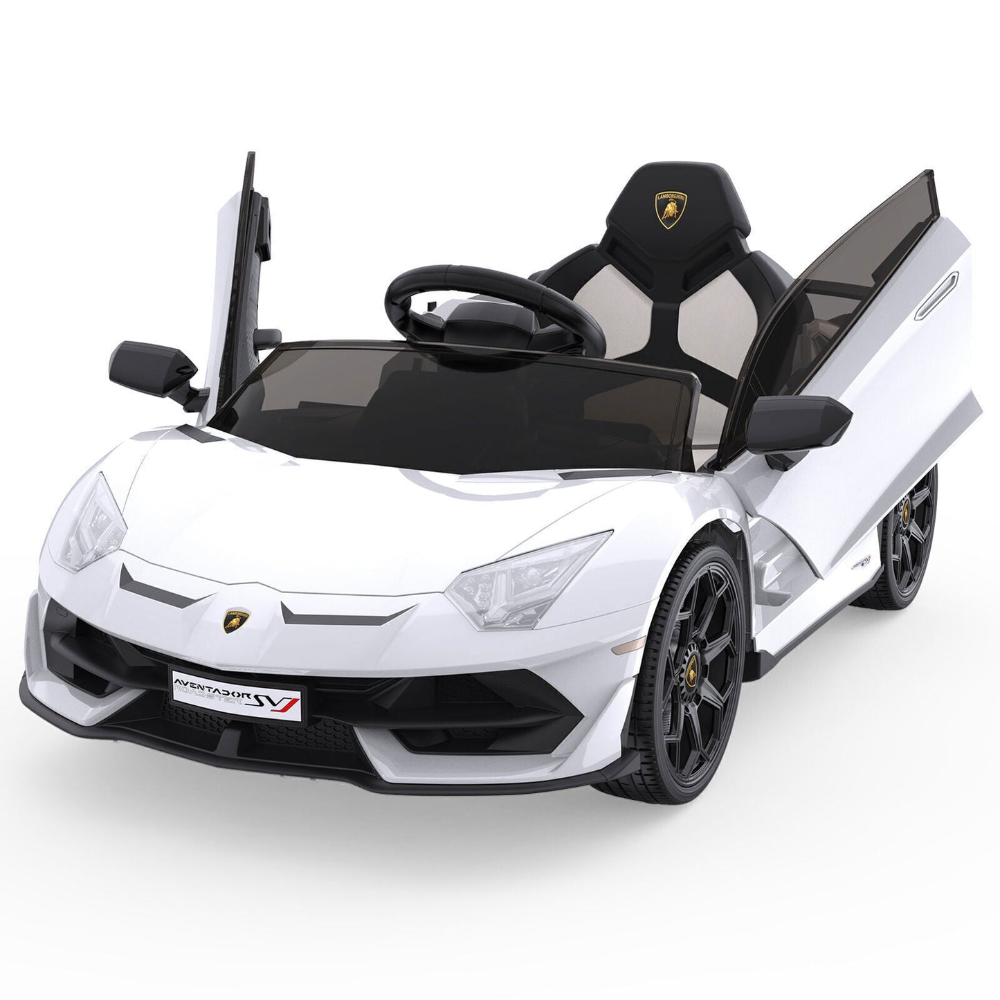 Electric 12V Kids Ride-On Sports Car with LED Remote Control
