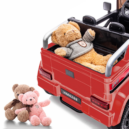 Electric 2-Door Kids Ride On Car with Remote Control, MP3 Player, and LED Lights - 24V