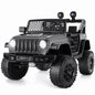 Electric Kids Ride On Car with 12V 7Ah Battery, 2 Seater Jeep with MP3 Player