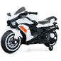 Electric 2-Wheel Kids Motorbike with Music and LED Lights - 12V Battery Powered