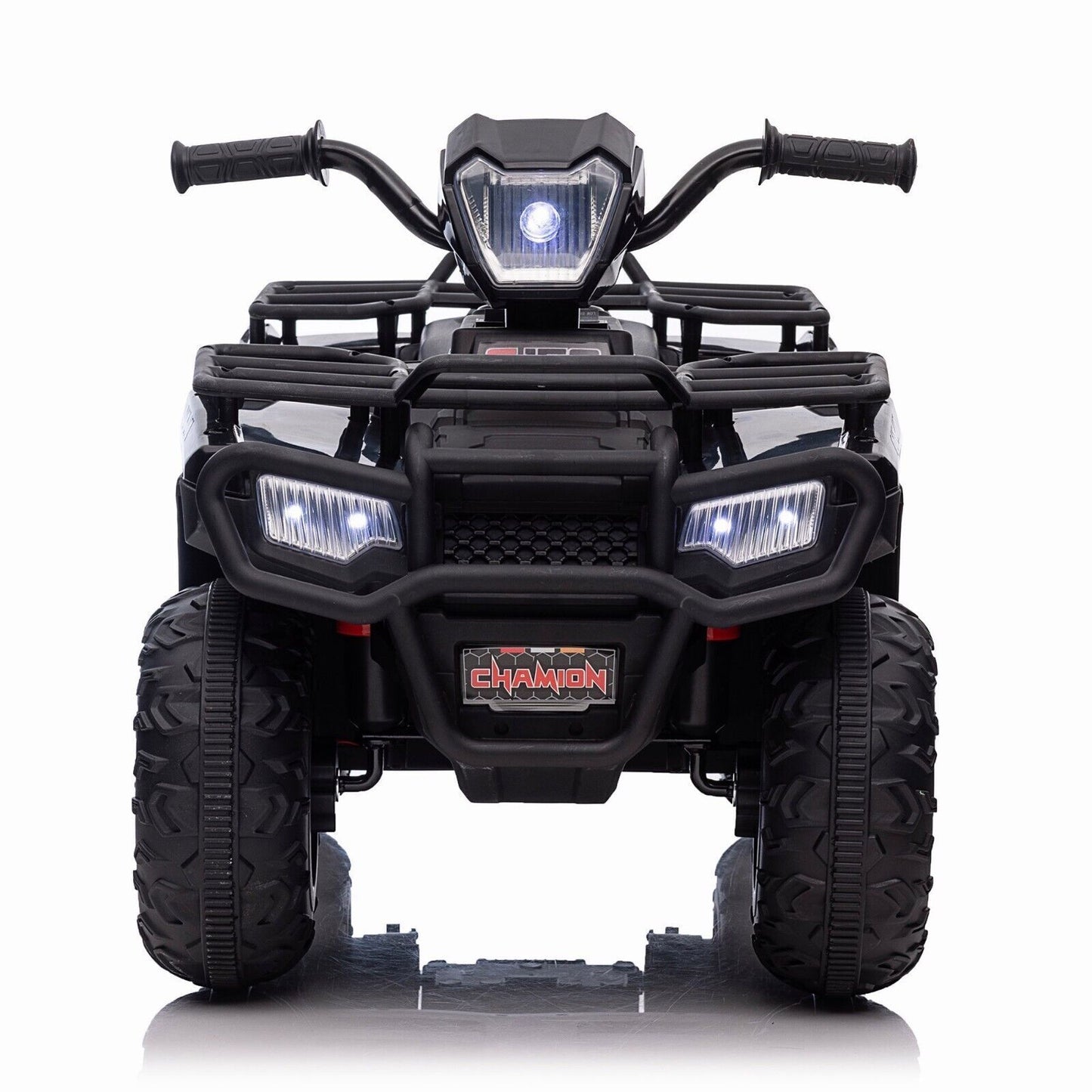 Electric Kids ATV with AUX and USB, LED Lights, and 4-Wheel Drive