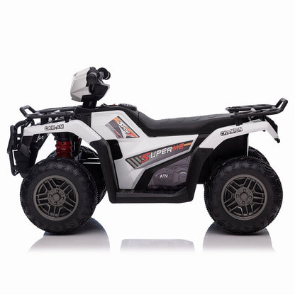 Electric 4-Wheeler ATV for Kids with 12V Battery, USB and AUX Ports