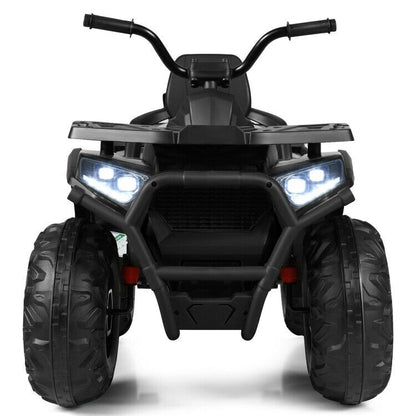Electric 4-Wheeler ATV for Kids with 2 Speeds and LED Lights