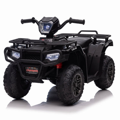 Electric 4-Wheeler ATV Quad for Kids with LED Lights, USB and MP3 Player - Suitable for Boys and Girls Alike!