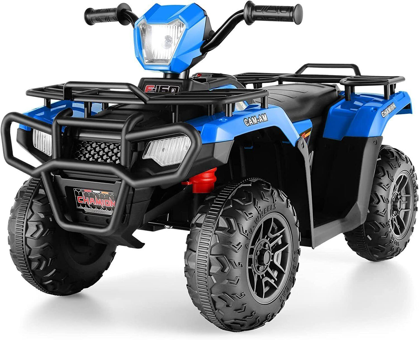 Electric 4-Wheeler ATV Quad for Kids with LED Lights, USB and MP3 Player - Suitable for Girls and Boys Ages 3-6