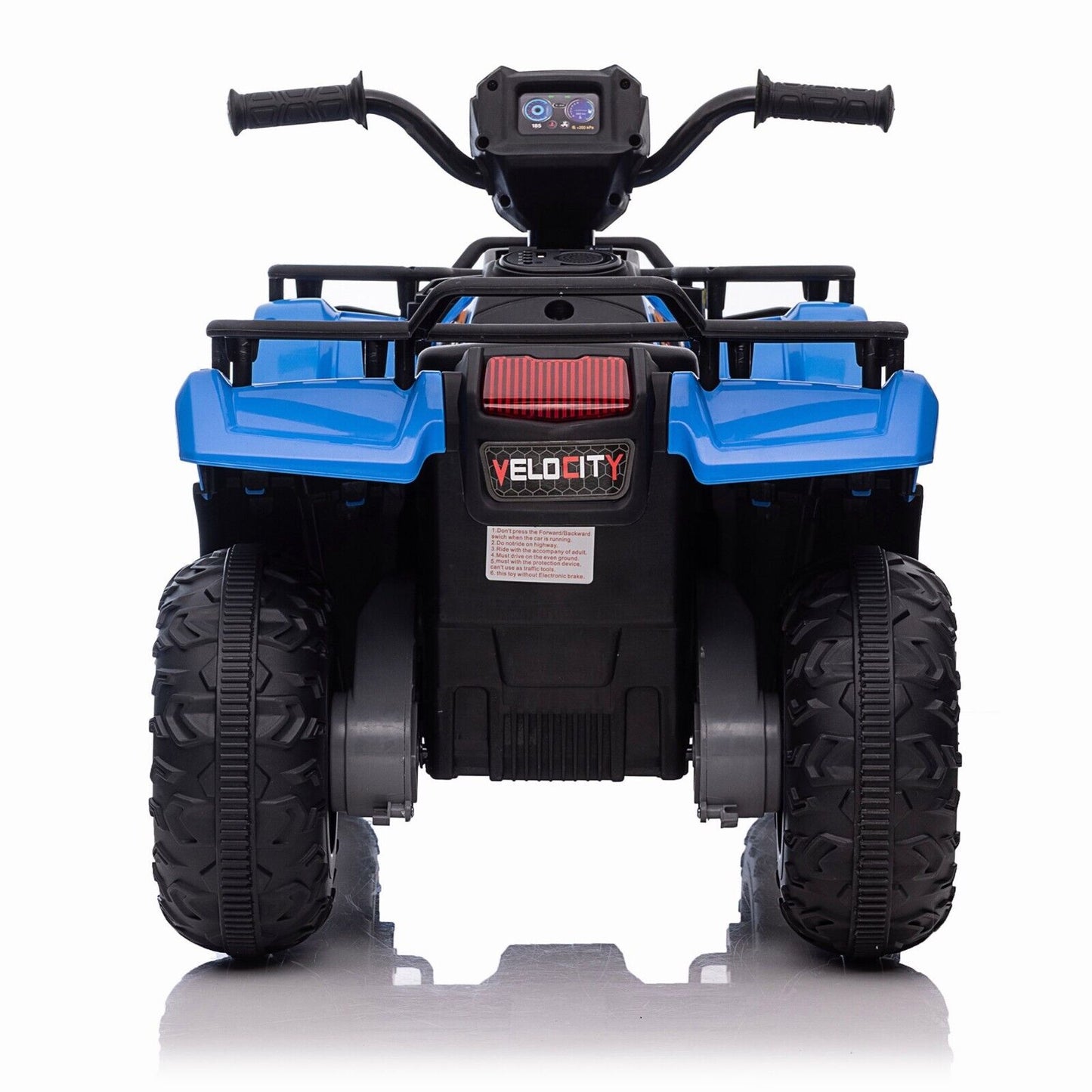 Electric 4-Wheeler ATV for Kids with AUX and USB Ports - 12V Ride-On Quad Car